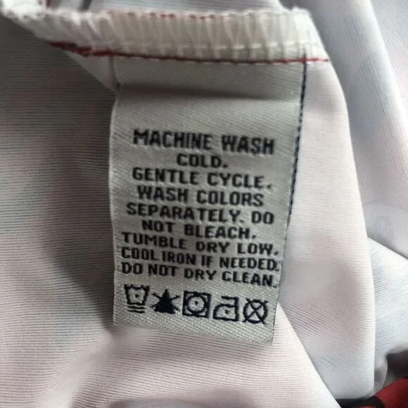 Reyn Spooner UGA Georgia Bulldog Performance Polo Medium Aloha Print Red NWT - Picture 9 of 10